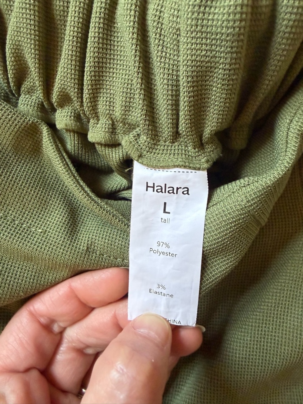 HALARA Olive Green Wide Leg Trousers - Picture 2 of 3